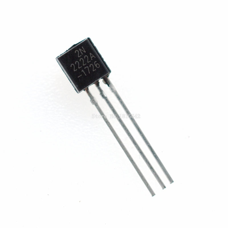 100PCS/LOT in-line 2N2222A triode transistor NPN switching transistors TO-92 0.6A 30V NPN 2N2222