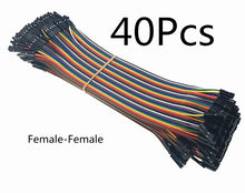 Load image into Gallery viewer, 40-120pcs Dupont Line 10CM 40Pin Male to Male + Male to Female and Female to Female Jumper Wire Dupont Cable for Arduino DIY KIT
