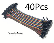 Load image into Gallery viewer, 40-120pcs Dupont Line 10CM 40Pin Male to Male + Male to Female and Female to Female Jumper Wire Dupont Cable for Arduino DIY KIT
