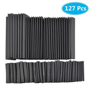 127/328/530PCS/Set Heat Shrink Tubing Electrical Wrap Wire Cable Sleeves PE 2:1 Insulated Sleeving Assorted