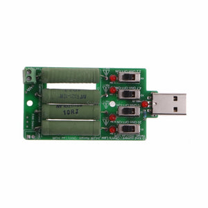 USB Electronic Load Discharge Resistance Resistor Adjustable 15 Current Tester USB Test Dropship